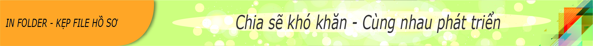 In Folder - Kẹp file hồ sơ
